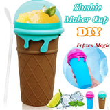 Instant Slushy and Frozen Drink Maker Squeeze Cup