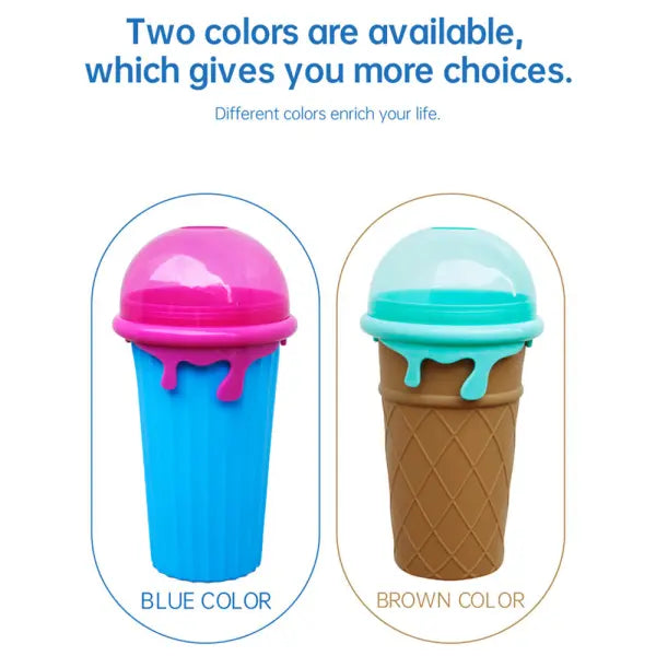 Instant Slushy and Frozen Drink Maker Squeeze Cup