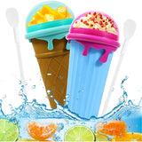 Instant Slushy and Frozen Drink Maker Squeeze Cup