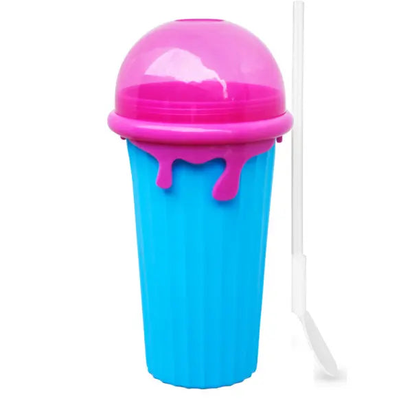 Instant Slushy and Frozen Drink Maker Squeeze Cup - Blue / 500ml
