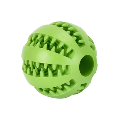 Interactive Dog Toy Ball for Chewing and Treat Feeding in Rubber - Himpall