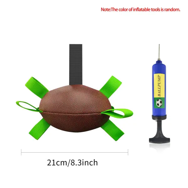 Interactive Inflatable Soccer Ball for Dogs – Outdoor Training Toy for Large Dogs & Border Collies - G