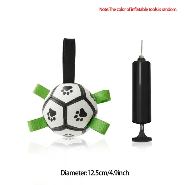Interactive Inflatable Soccer Ball for Dogs – Outdoor Training Toy for Large Dogs & Border Collies