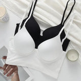 Invisible Lift Up Bra Backless Women Summer Bras Low Cut Sexy Plunge Brassiere Open Back Underwear Seamless Deep U