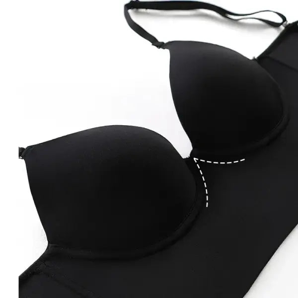 Invisible Lift Up Bra Backless Women Summer Bras Low Cut Sexy Plunge Brassiere Open Back Underwear Seamless Deep U