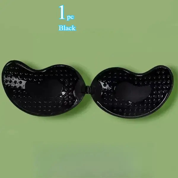 Invisible Push Up Bra for Women Backless Strapless Bra Seamless Front Closure Bralette Underwear Silicone Self-Adhesive