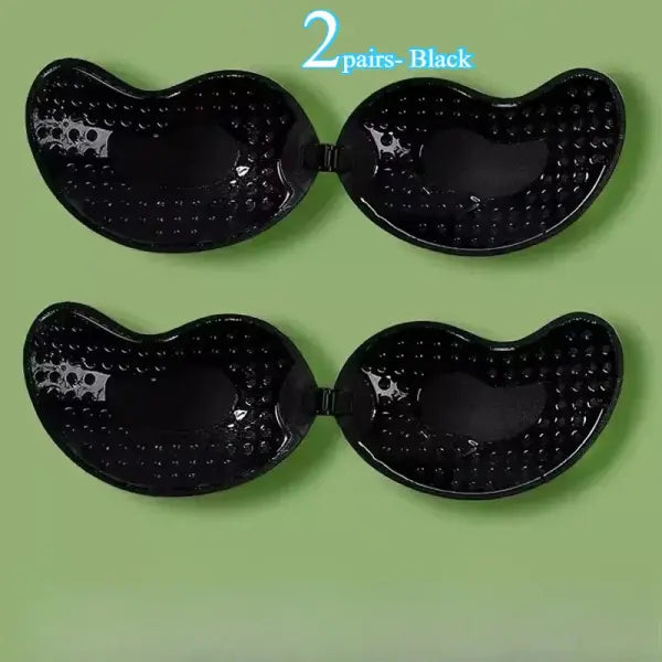 Invisible Push Up Bra for Women Backless Strapless Bra Seamless Front Closure Bralette Underwear Silicone Self-Adhesive