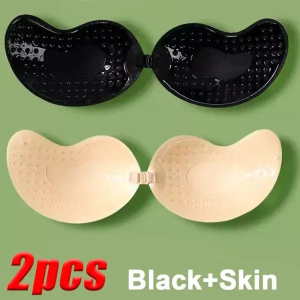 Invisible Strapless Adhesive Stick Bra Strapless Push Up Bras Women Lingerie Seamless Silicone Nipple Covers Bralette