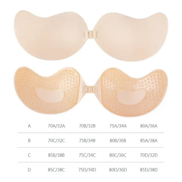 Invisible Strapless Adhesive Stick Bra Strapless Push Up Bras Women Lingerie Seamless Silicone Nipple Covers Bralette