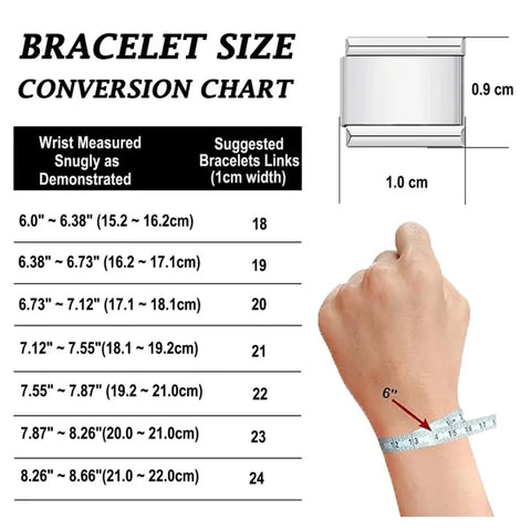 Italian Charm Bracelet DIY 9mm Stainless Steel Basic Chain – Universal Modular Gift - Himpall