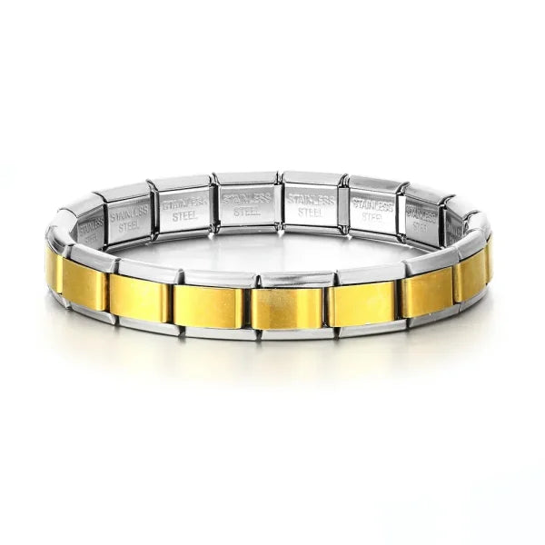 Italian Charm Bracelet DIY 9mm Stainless Steel Basic Chain – Universal Modular Gift - Himpall