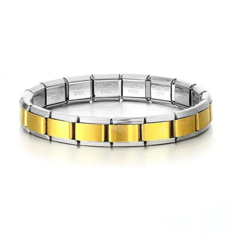 Italian Charm Bracelet DIY 9mm Stainless Steel Basic Chain – Universal Modular Gift - Himpall