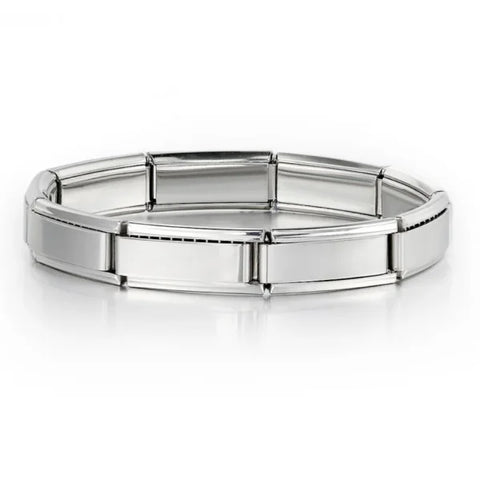 Italian Charm Bracelet DIY 9mm Stainless Steel Basic Chain – Universal Modular Gift - Himpall