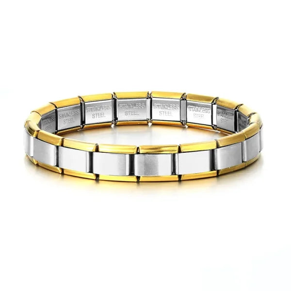 Italian Charm Bracelet DIY 9mm Stainless Steel Basic Chain – Universal Modular Gift - Himpall