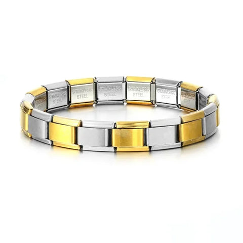 Italian Charm Bracelet DIY 9mm Stainless Steel Basic Chain – Universal Modular Gift - Himpall
