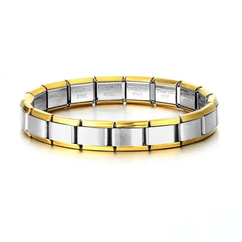 Italian Charm Bracelet DIY 9mm Stainless Steel Basic Chain – Universal Modular Gift - Himpall