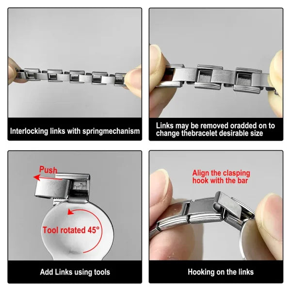 Italian Charm Bracelet DIY 9mm Stainless Steel Basic Chain – Universal Modular Gift - Himpall