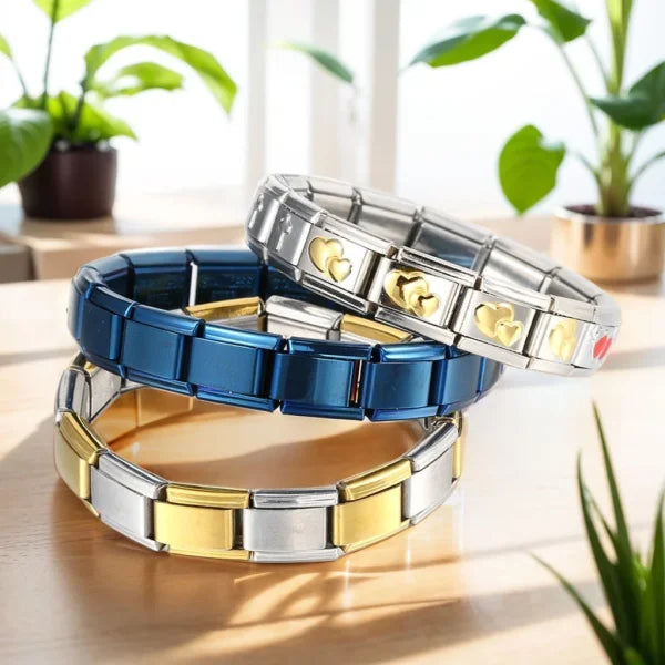 Italian Charm Bracelet DIY 9mm Stainless Steel Basic Chain – Universal Modular Gift - Himpall