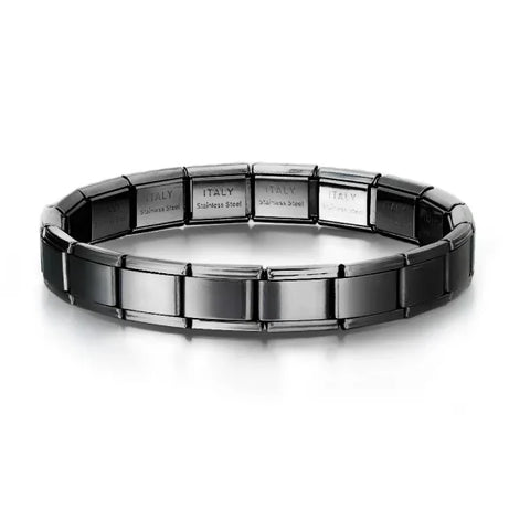 Italian Charm Bracelet DIY 9mm Stainless Steel Basic Chain – Universal Modular Gift - Himpall