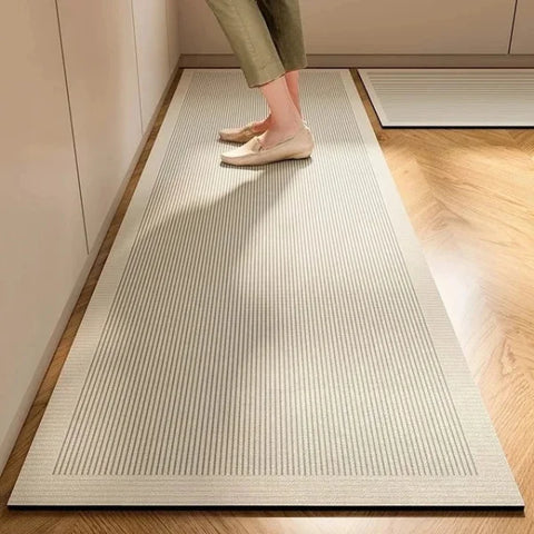 Japanese Style Soft Diatomite Kitchen Mat - Super Absorbent & Anti-Slip - A / 60x90cm