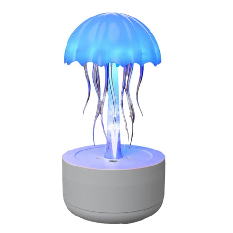 Jellyfish Humidifier Fragrance Diffuser – Colorful Night Light & Heavy Fog - White