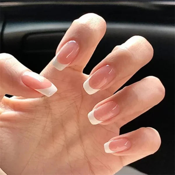 JIASHIXUAN Fake Nails Press On Set with 24 Seamless Acrylic Nail Tips - Himpall