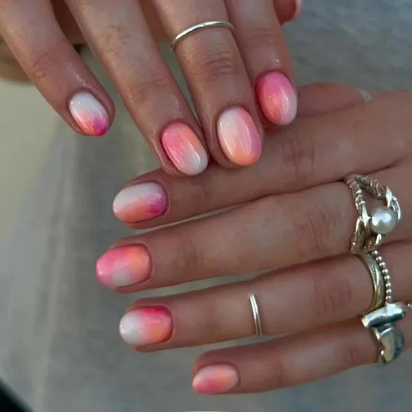 JIASHIXUAN Fake Nails Press On Set with 24 Seamless Acrylic Nail Tips - Himpall