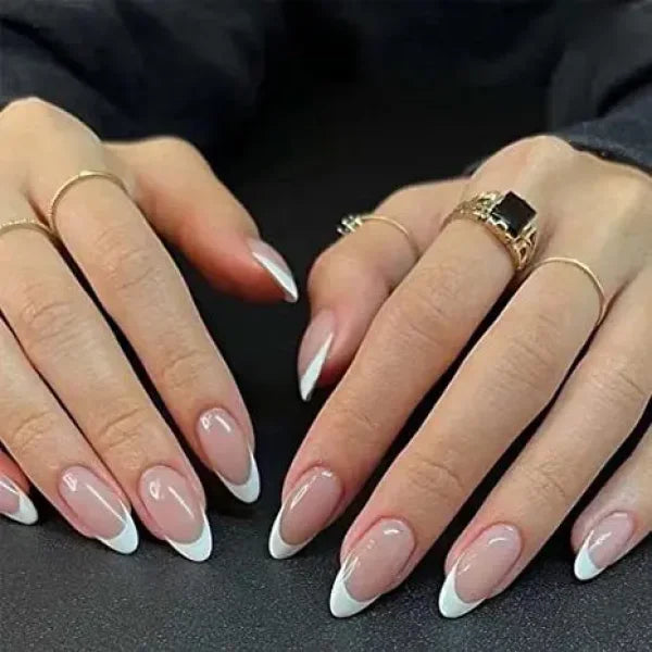 JIASHIXUAN Fake Nails Press On Set with 24 Seamless Acrylic Nail Tips - Himpall