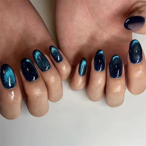 JIASHIXUAN Fake Nails Press On Set with 24 Seamless Acrylic Nail Tips - Himpall