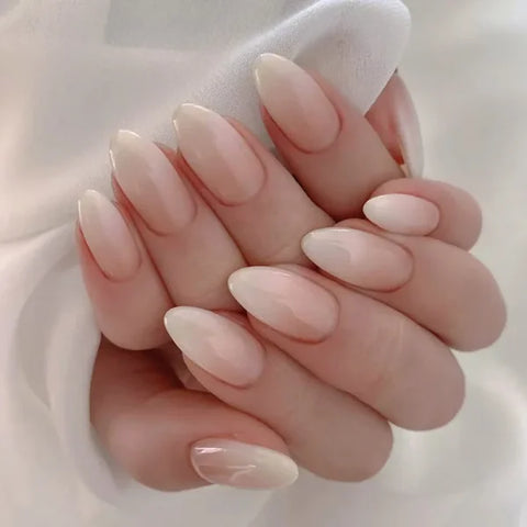 JIASHIXUAN Fake Nails Press On Set with 24 Seamless Acrylic Nail Tips - Himpall
