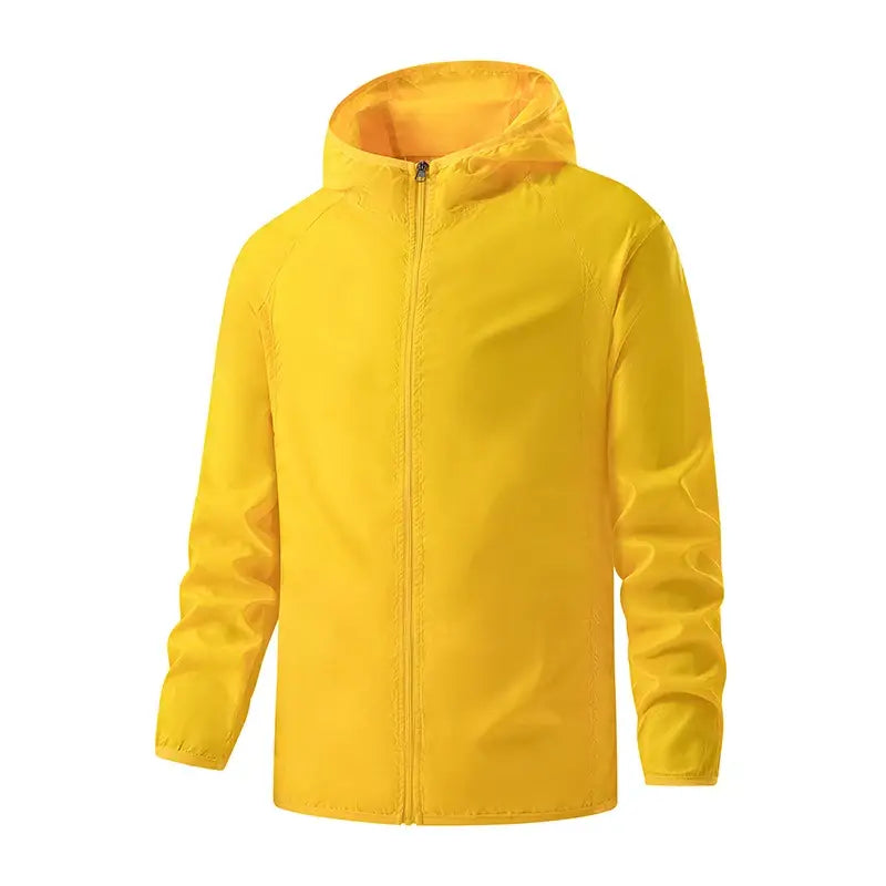 JNLN Men Women Hiking Jackets Waterproof Sun Protective Windbreaker Unisex Camping Climbing Outdoor Rain Coat Portable