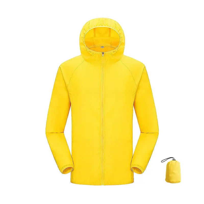 JNLN Quick Dry Sun Protective Outdoor Jacket - Unisex Yellow / 4XL