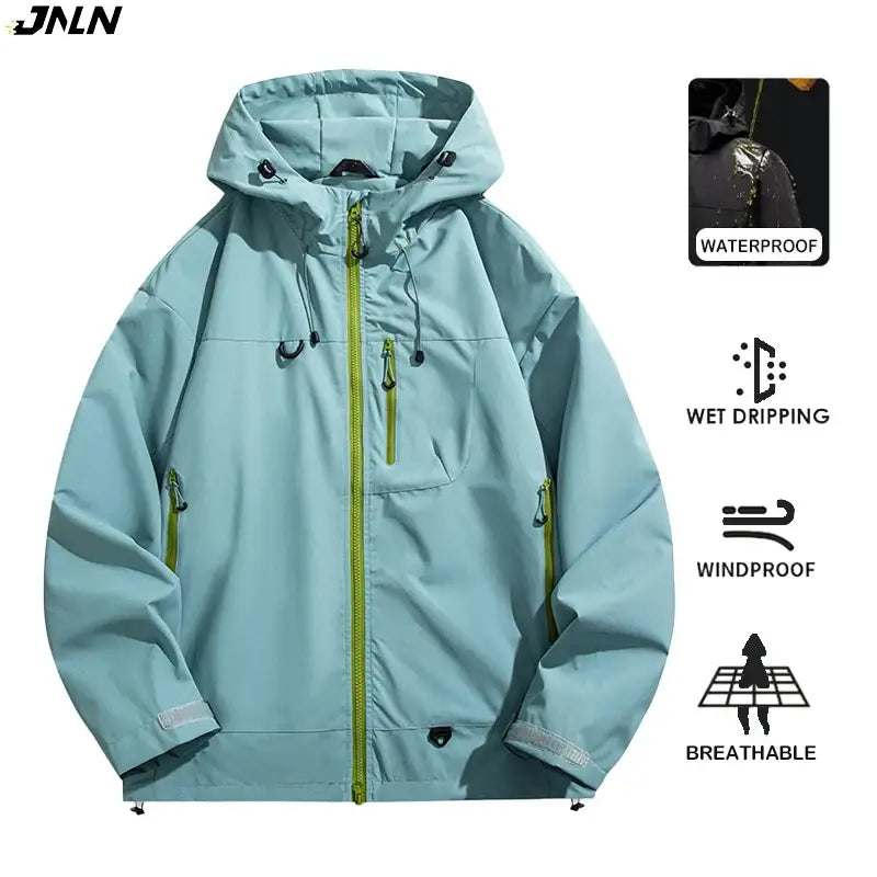 Waterproof Windbreaker Hiking Jacket Thermal Outdoor Coat