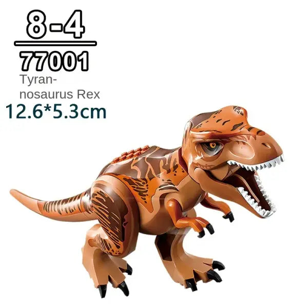 Jurassic Dinosaur Baby Building Block Figures DIY Mini Dino Action Toy Models for Kids - 4