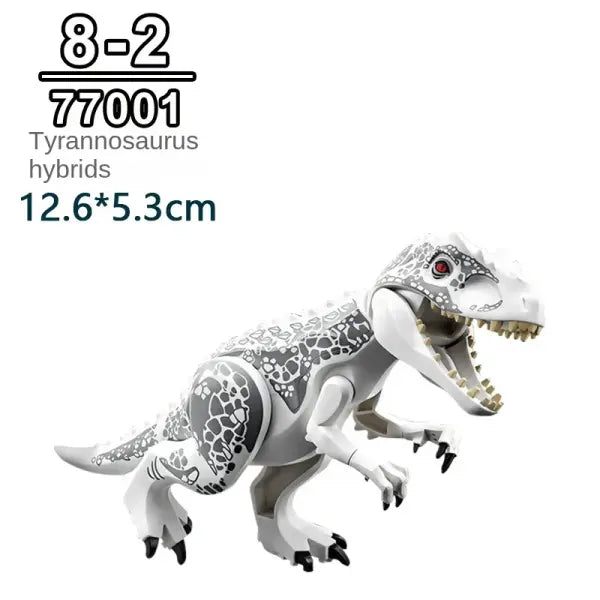 Jurassic Dinosaur Baby Building Block Figures DIY Mini Dino Action Toy Models for Kids - 2