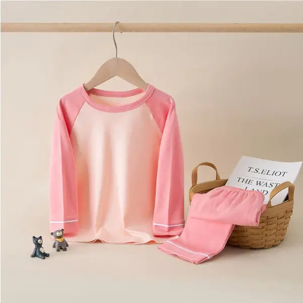 Cartoon Sleepwear Pajamas Set Cotton Kids Autumn Long Sleeve - 017 / 5Y (120cm)