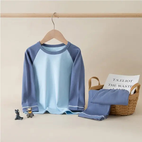 Cartoon Sleepwear Pajamas Set Cotton Kids Autumn Long Sleeve - 016 / 5Y (120cm)