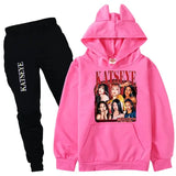 KATSEYE Kpop Clothes Kids Tracksuit Cotton – Stylish Outfits - COLOR 4 / 100cm(Kids 2-3Years)
