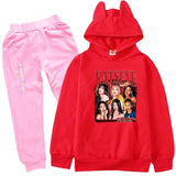 KATSEYE Kpop Clothes Kids Tracksuit Cotton – Stylish Outfits - COLOR 14 / 160(Kids 12-14Years)