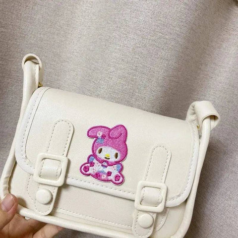 Kawaii Sanrio Kuromi & Hello Kitty PU Shoulder Bag