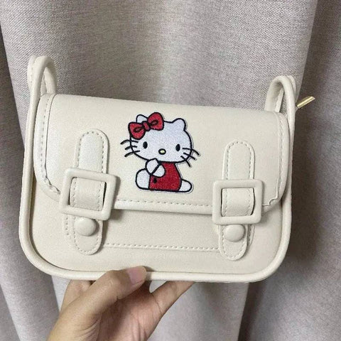 Kawaii Sanrio Kuromi & Hello Kitty PU Shoulder Bag