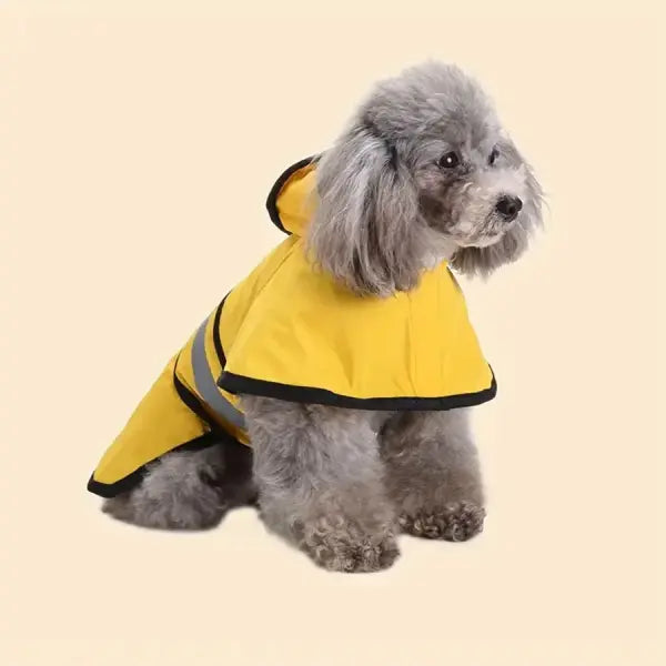 Adjustable Waterproof and Windproof Dog Raincoat Lightweight Outdoor Pet Jacket
