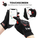 Kemimoto summer riding gloves CE touchscreen guantes moto