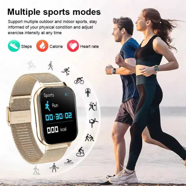 Smart Watch 2.01 Inch HD Display Answer Make Call Message Preview Sport Modes DIY Dial Weather Forecast Men Women