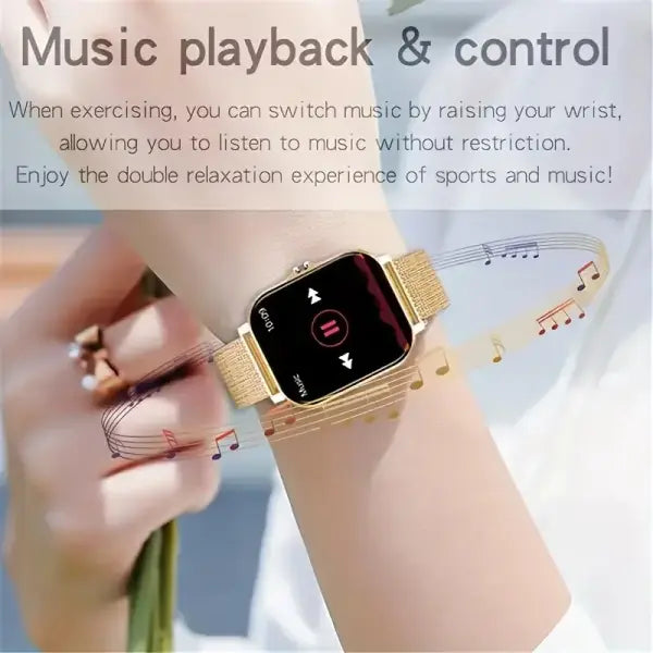 Smart Watch 2.01 Inch HD Display Answer Make Call Message Preview Sport Modes DIY Dial Weather Forecast Men Women