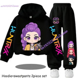 Zoey Hoodie Set Polyester Outfit for Kids Comfort - 1 / 120