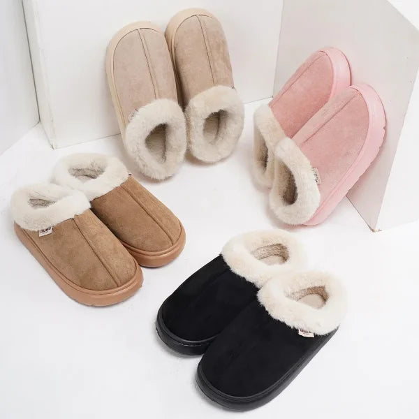 Kidmi Winter Shoes Casual Outdoor Cotton Plush Padded Slippers - Himpall
