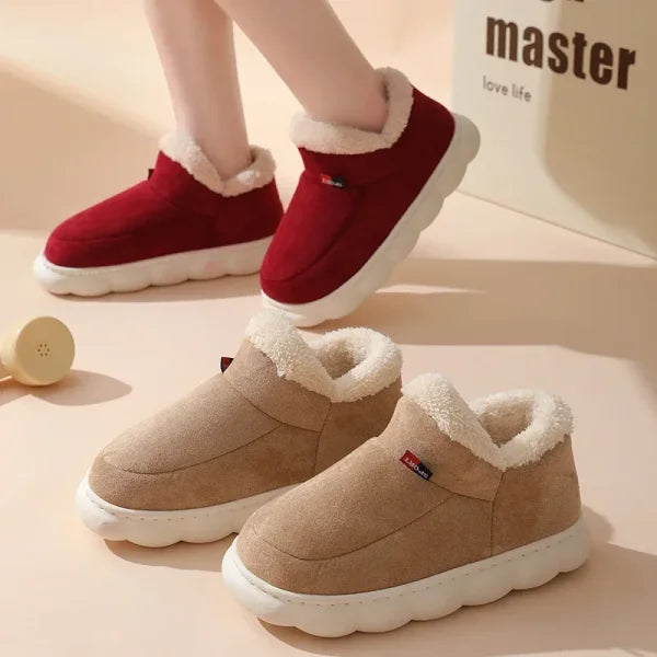 Kidmi Winter Shoes Casual Outdoor Cotton Plush Padded Slippers - Himpall