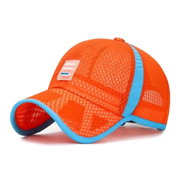 Kids’ Baseball Caps – Korean Style Breathable Mesh Hats for Boys & Girls | Spring & Summer Outdoor Sunhats - Himpall
