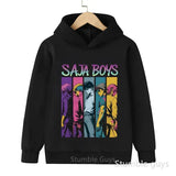 Kids Boys Girls Anime Kpop Demon Slayer Hoodie – Casual Warm Autumn Winter Sweatshirt - tao202815 / 120